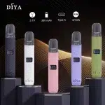 【5色可選】DIYA叮啞皮革主機 | 適配一代煙彈 | LED電量顯示 | 小煙主機